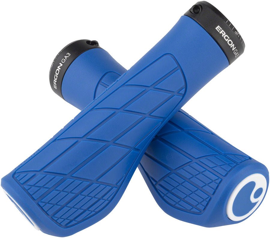 Ergon GA3 Grips - Midsummer Blue Lock-On Large - The Lost Co. - Ergon - HT2288 - 4260477068743 - -