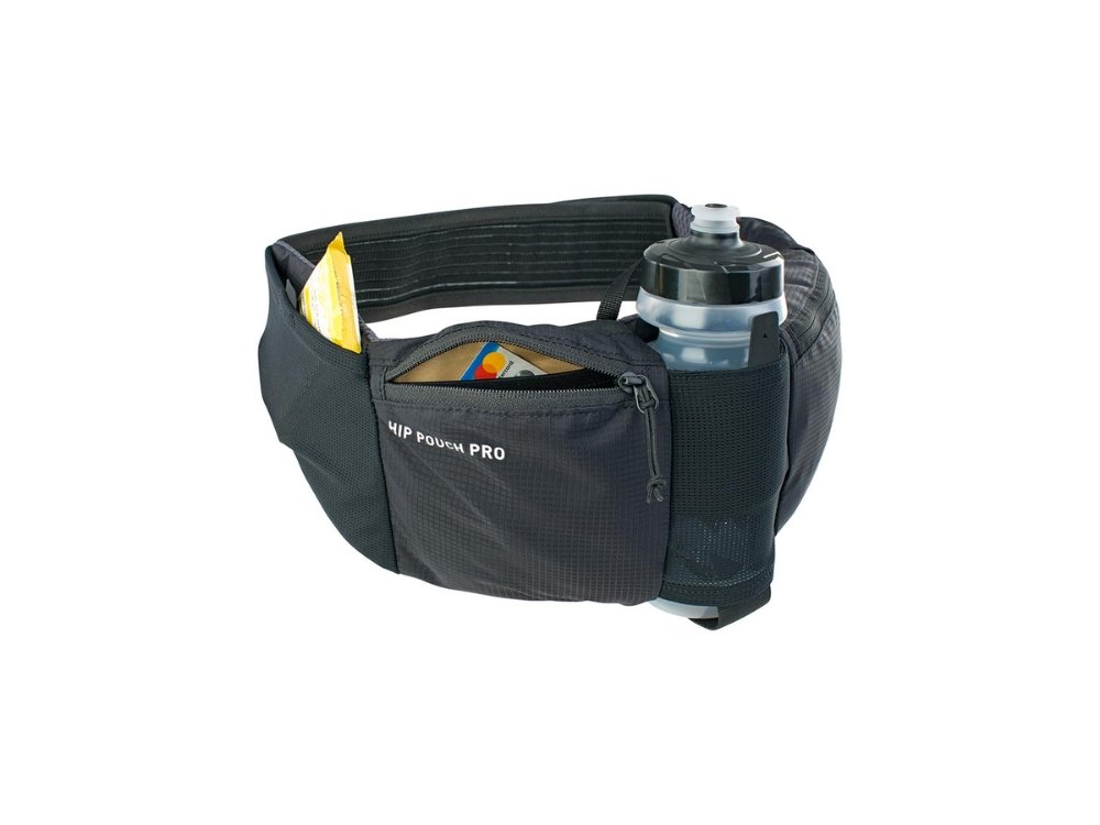 EVOC Hip Pouch Pro + Drink Bottle, Bag, 1.5L, Black - The Lost Co. - EVOC - 102510100 - -