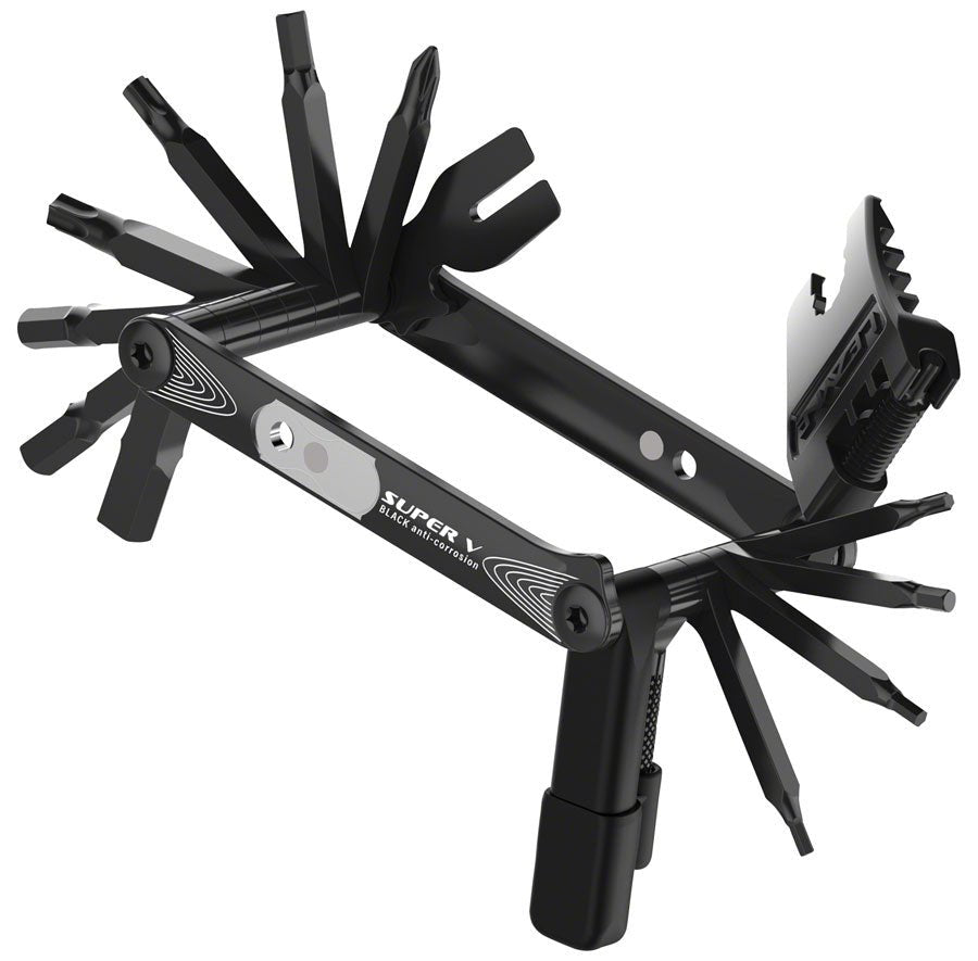 Lezyne SUPER V 23-Function Multi Tool Black - The Lost Co. - Lezyne - H901991-02 - 4710582542879 - -