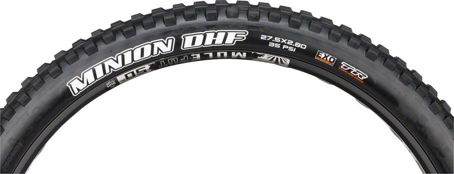 Maxxis Minion DHF Tire - 27.5 x 2.8 Tubeless Folding Black Dual EXO - The Lost Co. - Maxxis - J591263 - 4717784031873 - -