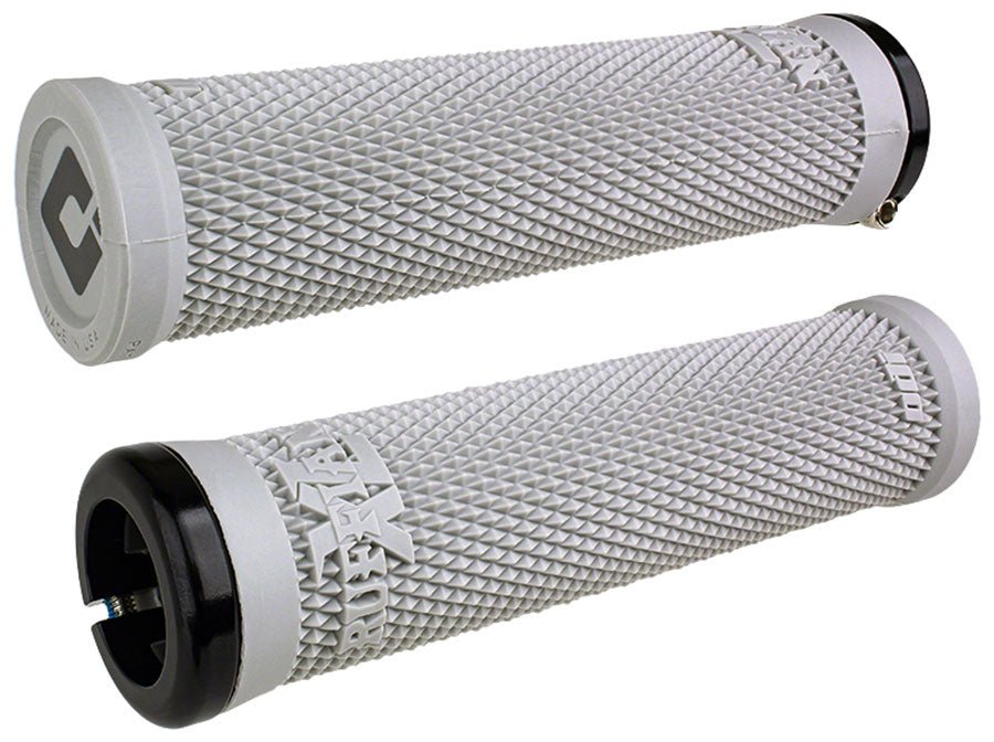 ODI Ruffian XL v2.1 Lock-On Grips - Gray - The Lost Co. - ODI - HT0344 - 711484194924 - -