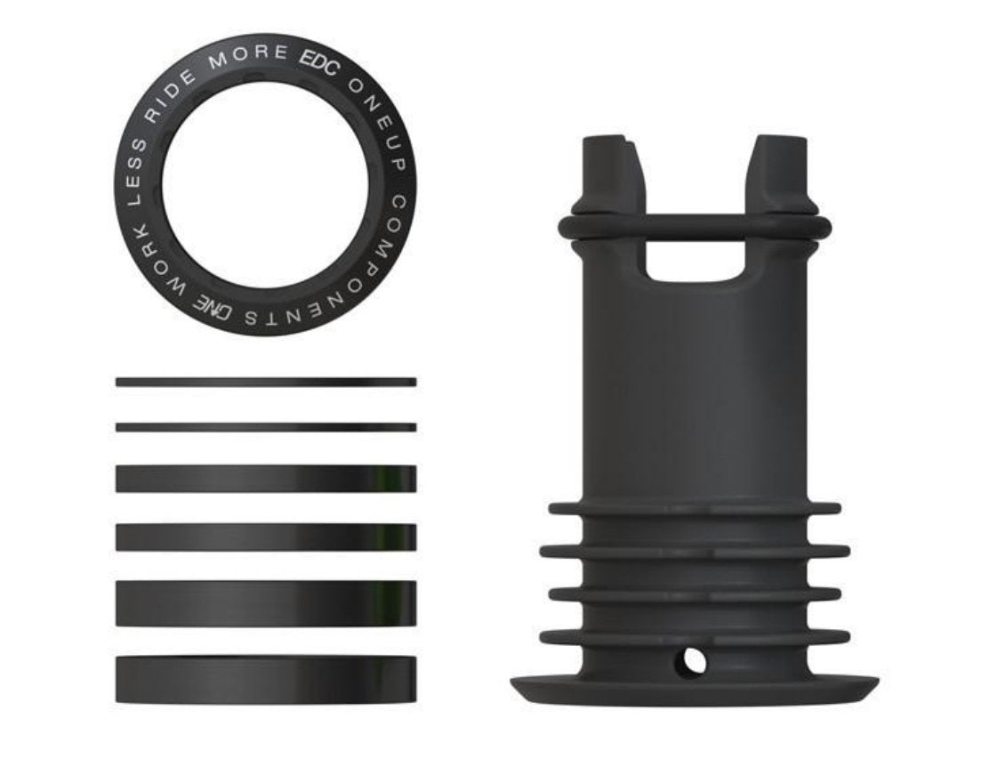 OneUp Components EDC Top Cap - The Lost Co. - OneUp Components - 1C0414BLK - 023362821946 - Black -