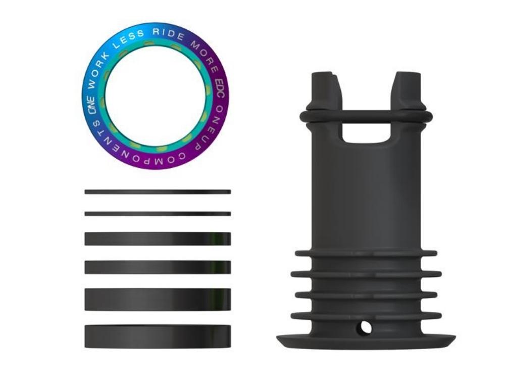 OneUp Components EDC Top Cap - The Lost Co. - OneUp Components - 1C0414OIL - 052062821949 - Oil Slick -