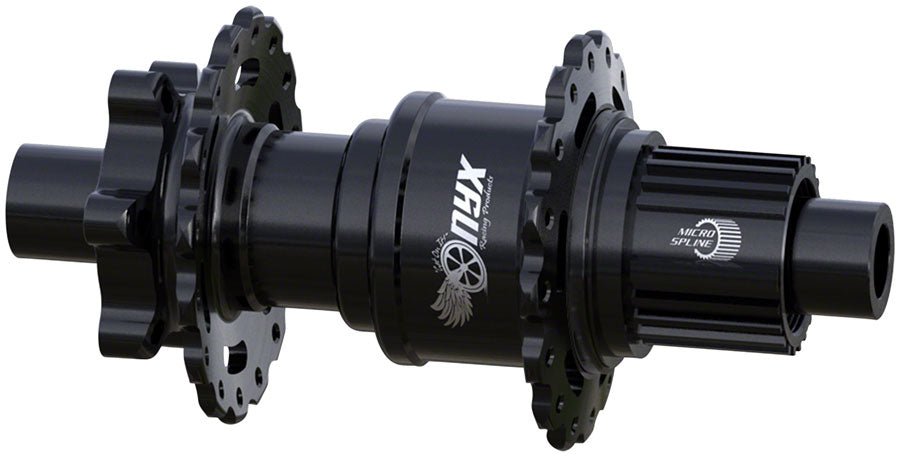 Onyx Vesper Rear Hub - 12 x 148mm 6-Bolt Micro Spline Black 32H - The Lost Co. - ONYX Racing Products - HU0163 - -