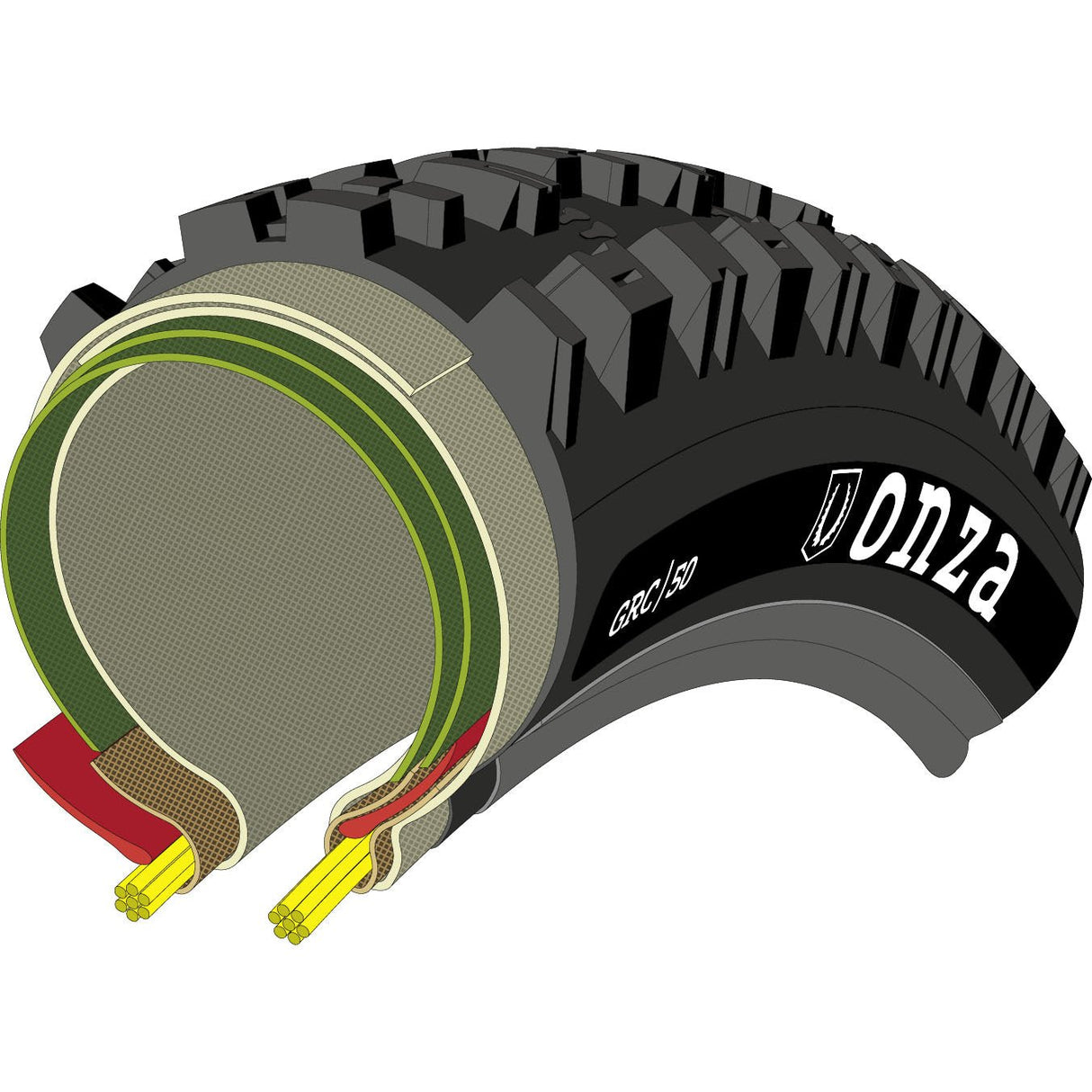 Onza Aquila Tire - 29x2.5 - Black - The Lost Co. - Onza - B-NZ3523 - 7640174050642 - -