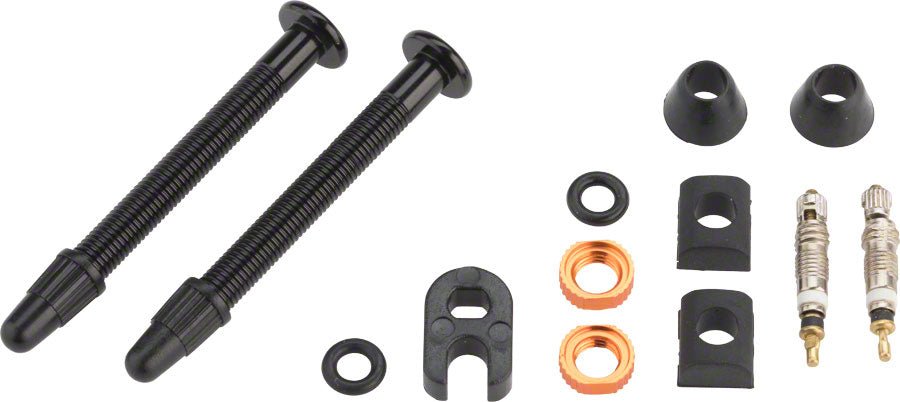 Orange Seal Versa Valve Tubeless Valve Stem 48mm Pair - The Lost Co. - Orange Seal - J63943 - 810026605017 - -