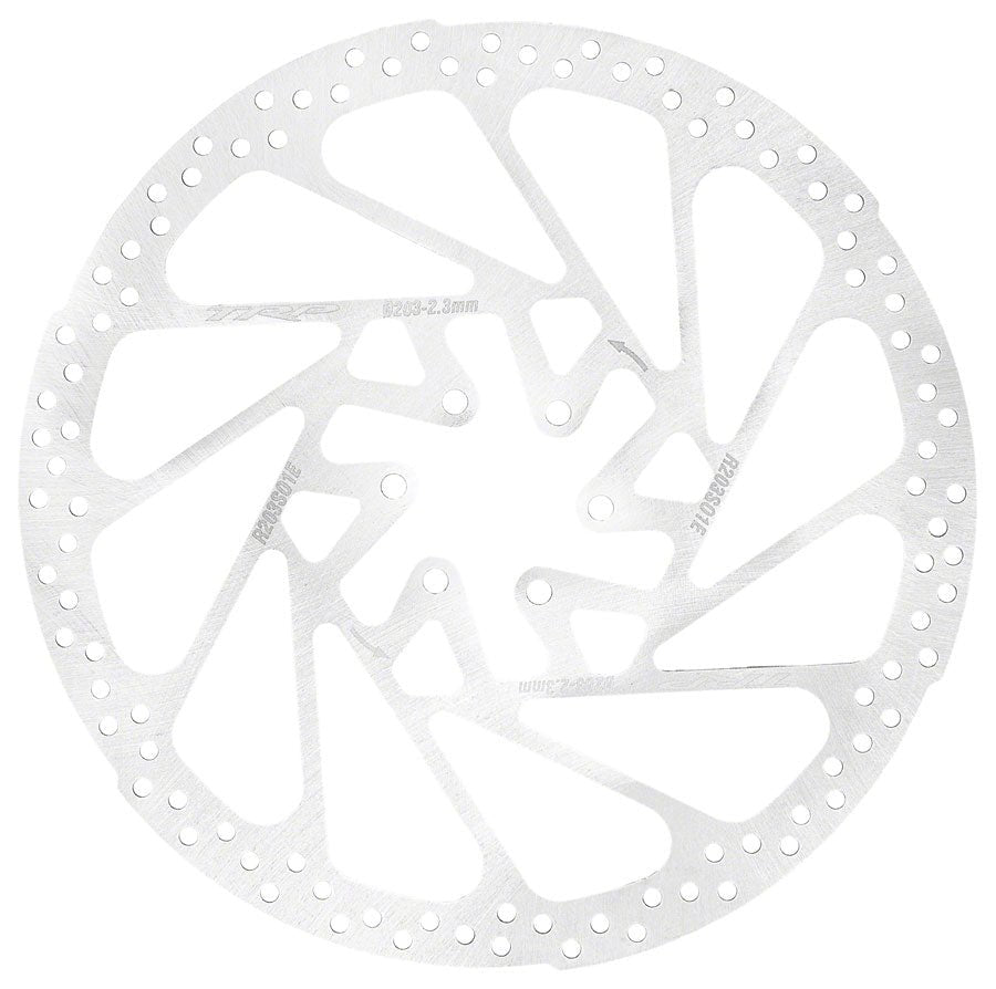 TRP R1 Disc Brake Rotor - 203mm 6-Bolt 2.3mm Rust Blocker Treatment Silver - The Lost Co. - TRP - J121127 - 4717592037418 - -