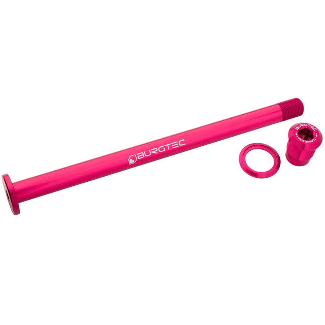 Burgtec Evil 183.5mm UDH Rear Axle Toxic Barbie Pink  