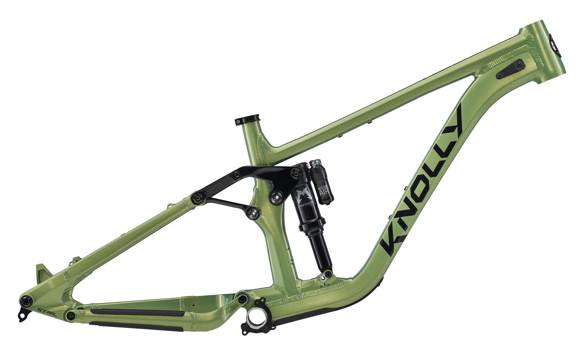 2025 Knolly Warden MX Frameset w/ Fox Float X2 Defender Green X-Small