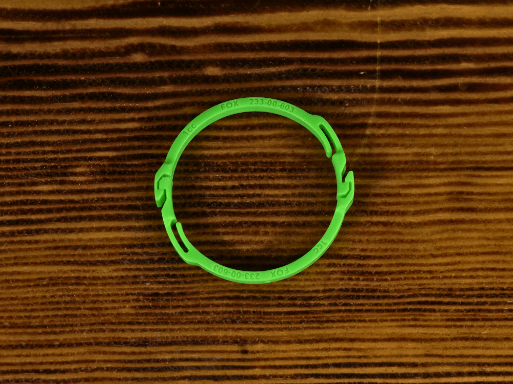 2026 Fox Float X2 Volume Spacer - XV - 1cc - Green - The Lost Co. - Fox Racing Shox - 233 - 00 - 603 - ‭821973511290‬ - 