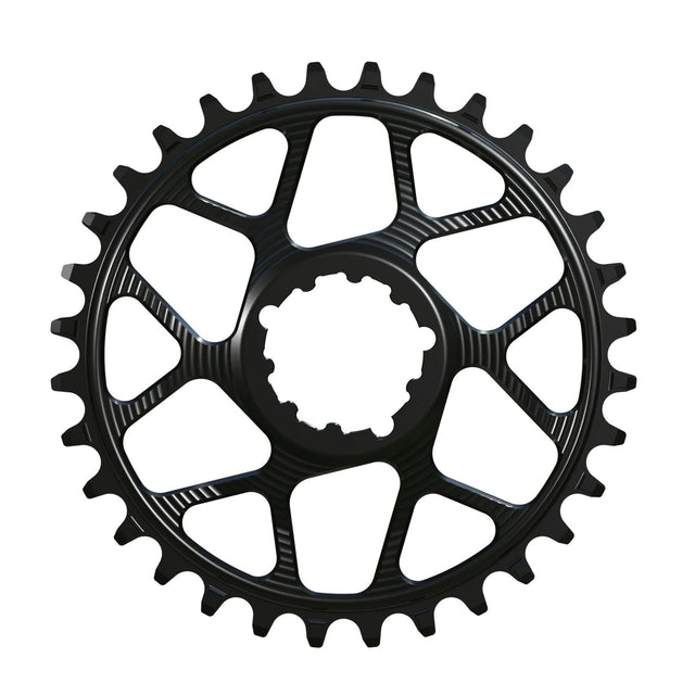 Works Components Round Chainring SRAM 3-Bolt 38T 6mm Offset Blk