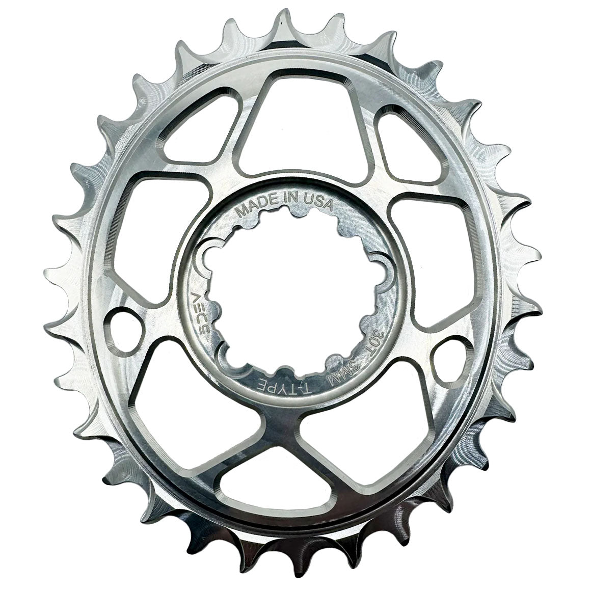 5DEV 30T 3mm OFFSET アルミ製 チェーンリング 5DEV 30T 3mm OFFSET アルミ製 チェーンリング 5DEV Titanium