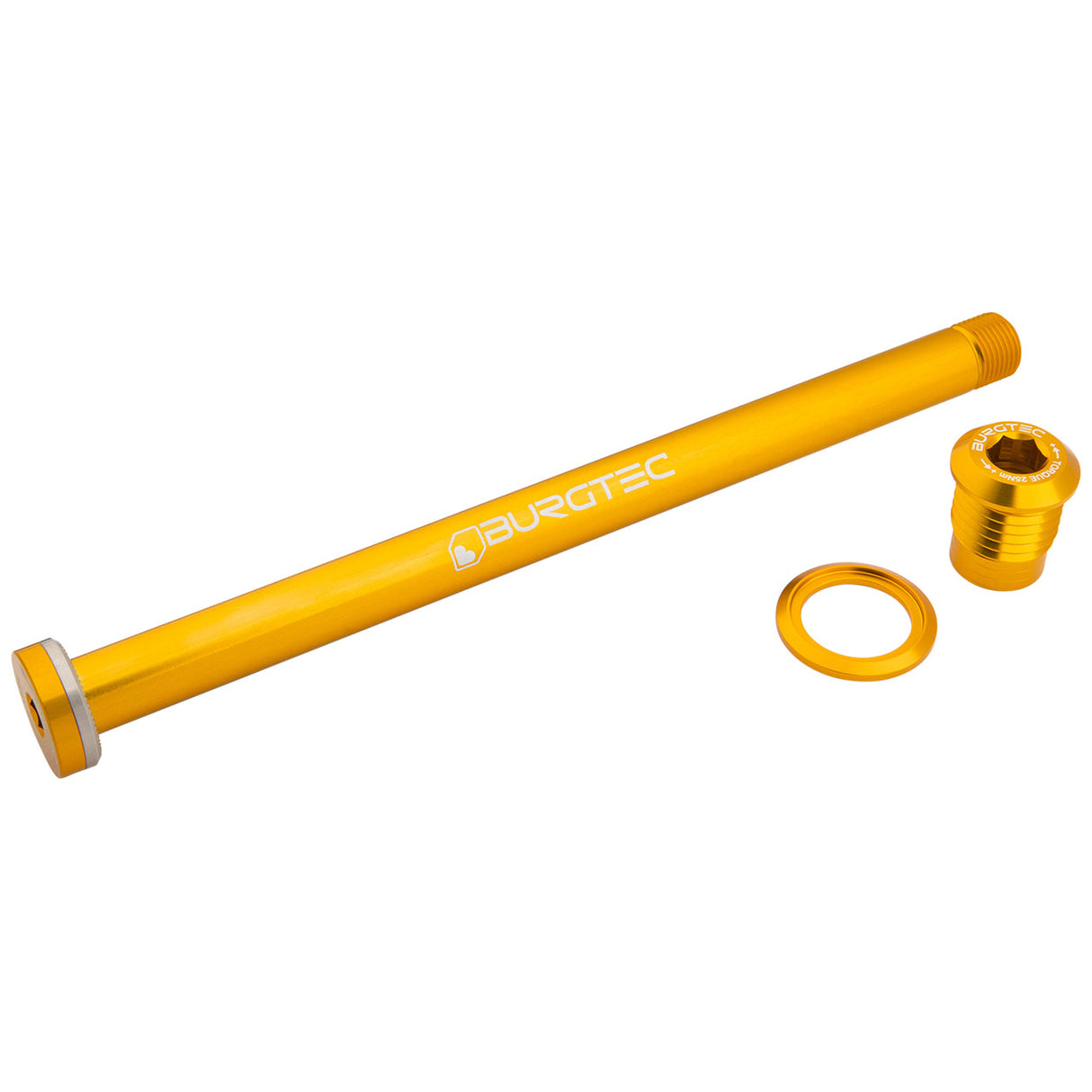 Burgtec Giant 183.5mm Rear Axle - Burgtec Bullion Gold