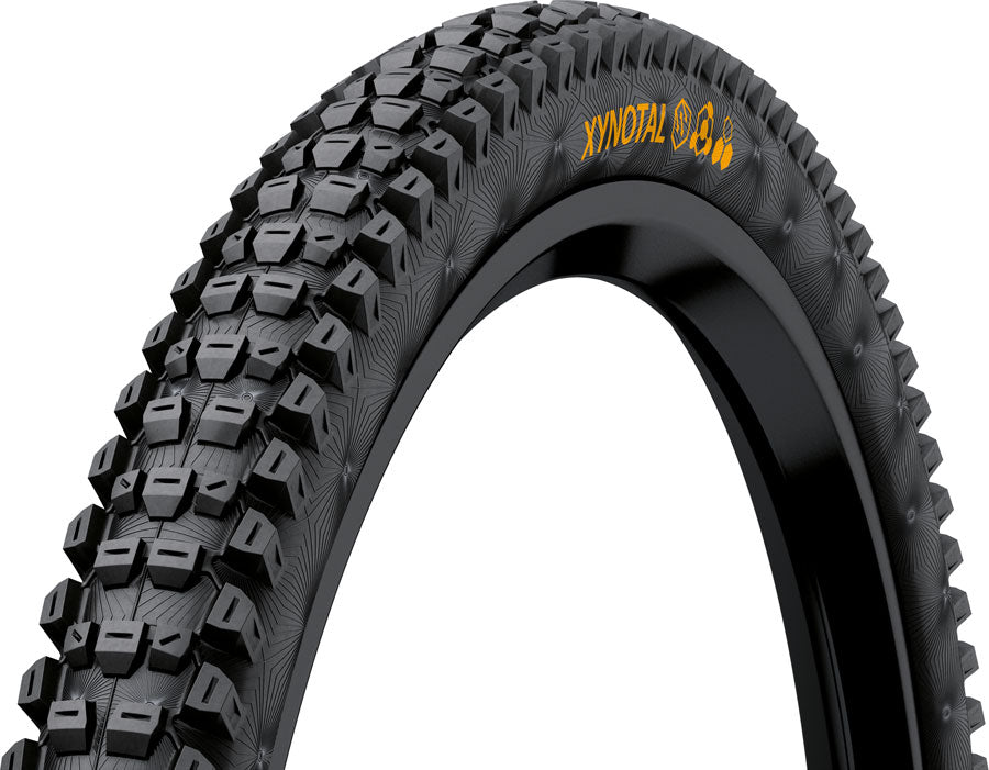 Continental Xynotal Tire - 27.5 x 2.40 Tubeless Folding BLK SuperSoft Enduro Casing E25