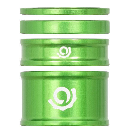 Industry Nine Headset Combo Spacer Kit 1-1/8" Set/4 Lime  