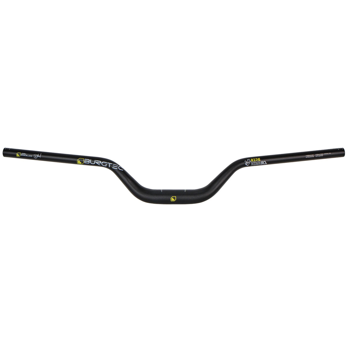 Burgtec Josh Bryceland Ride Wide Riser Bar - 35mm Clamp - 80 mm Rise - 800mm Width - The Lost Co. - Burgtec - 4504 - 724901936489 - 