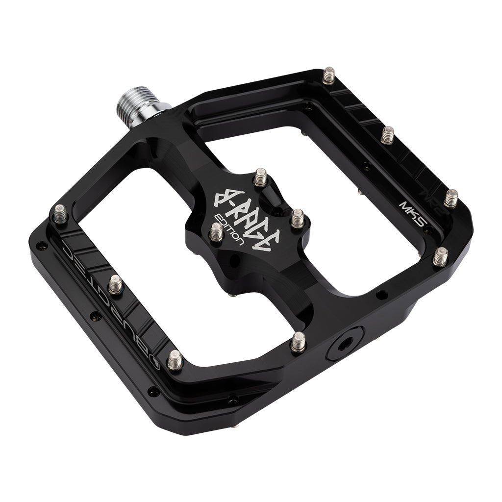 BURGTEC MK5 フラットペダル ブラック Burgtec Penthouse Flat MK5 B-Rage Edition Pedals - Burgtec