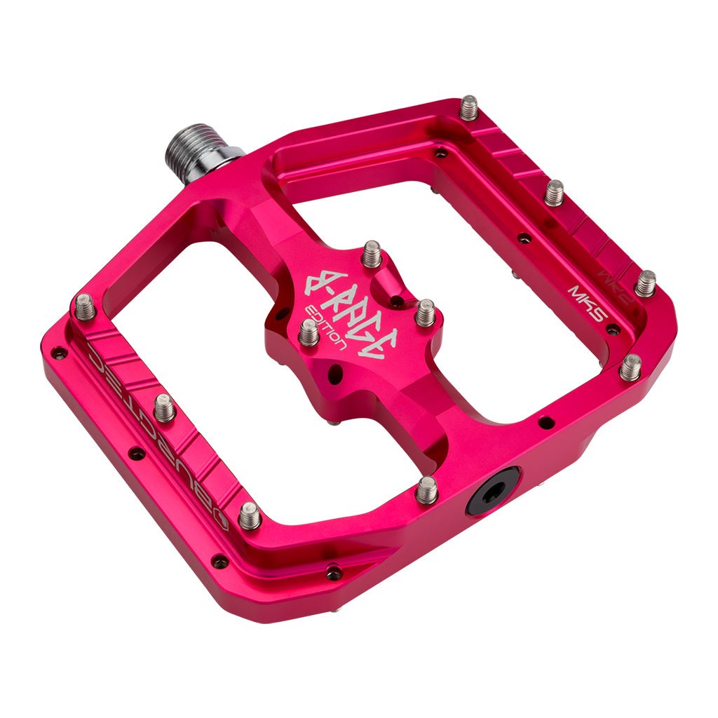 Burgtec Penthouse Flat MK5 B-Rage Edition Pedals - Pink – The Lost Co.