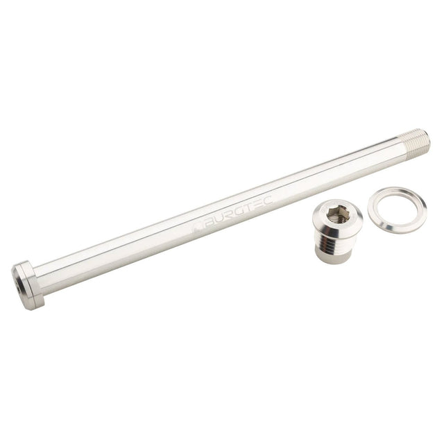 Burgtec Rear Axle - 180mm x 12mm 1.00mm Pitch - Rhodium Silver - The Lost Co. - Burgtec - 10167 - 764283661913 - 