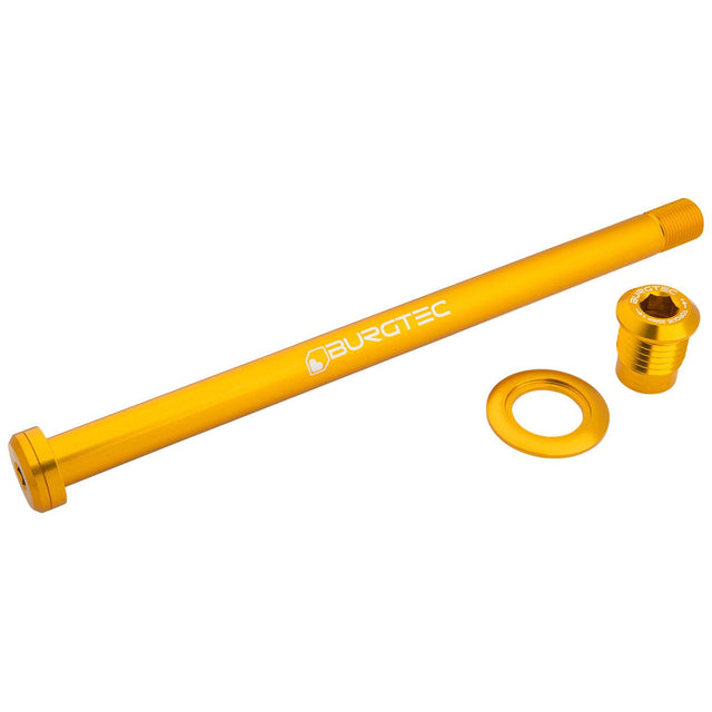 Burgtec Rear Axle - Orbea 184mm - Burgtec Bullion Gold - The Lost Co. - Burgtec - 14358 - 724901937837 - 