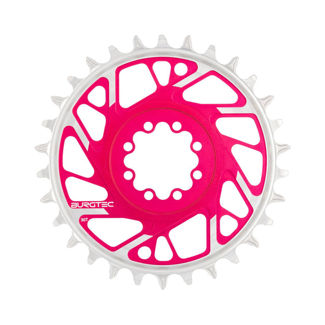 Burgtec T - Type Chainring - 30t - SRAM 8 - Bolt - Pink - The Lost Co. - Burgtec - 13212 - 724901937165 - 