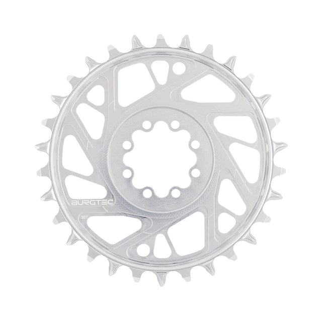 Burgtec T - Type Chainring - 30t - SRAM 8 - Bolt - Silver - The Lost Co. - Burgtec - 13202 - 724901937080 - 