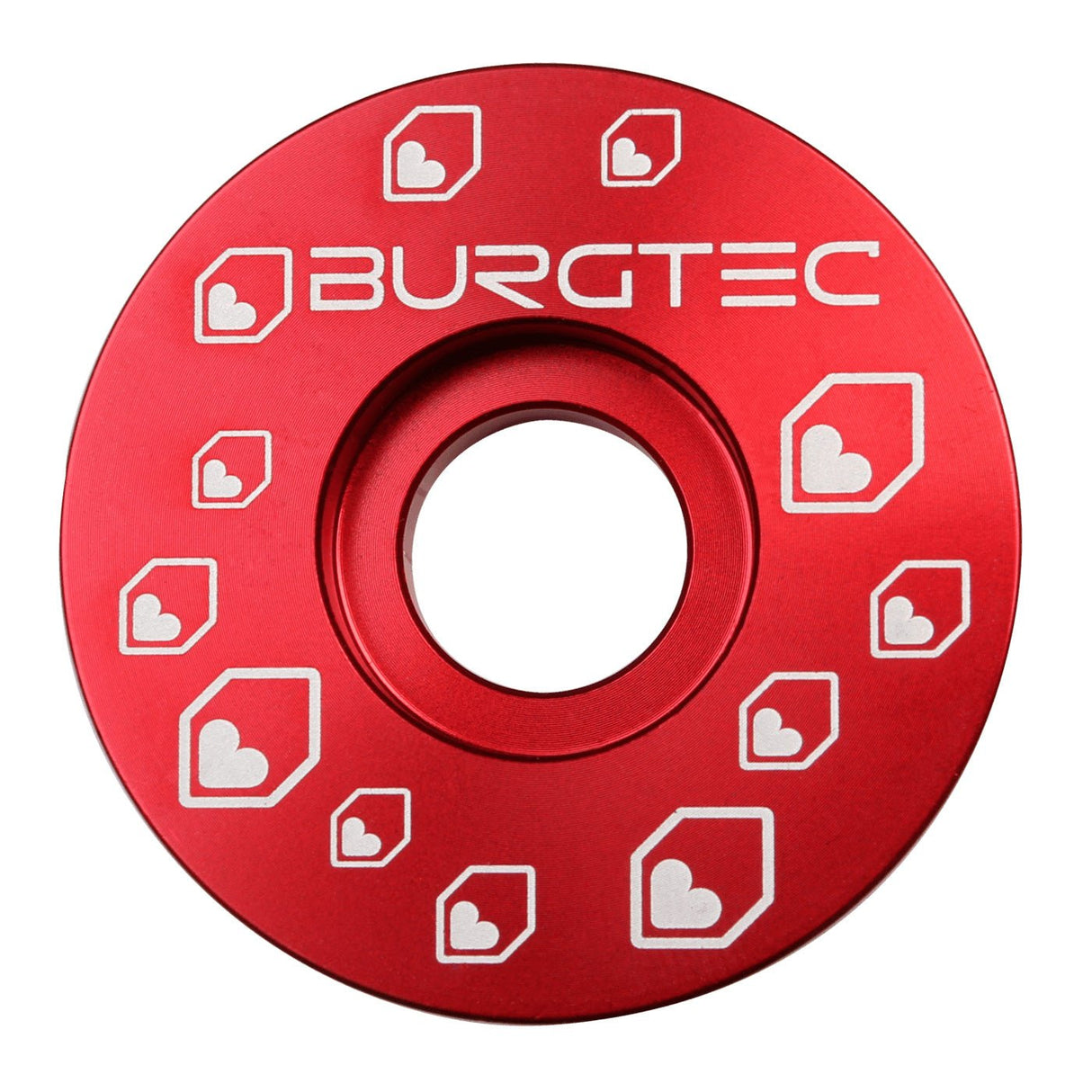 Burgtec Top Cap - Race Red - The Lost Co. - Burgtec - 9302 - 712885685127 - 