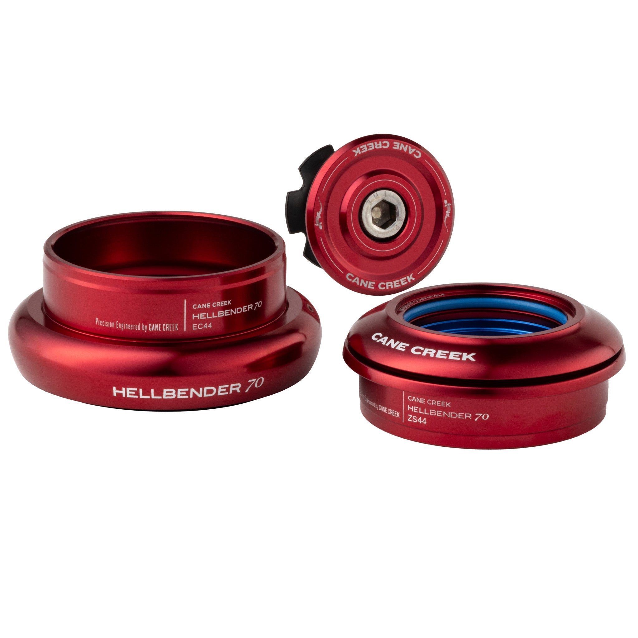 Cane Creek Hellbender 70-Series Headset - ZS44/28.6|EC44/40 - Red