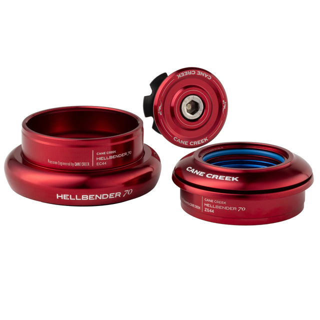 Cane Creek Hellbender 70-Series Headset - ZS44/28.6|EC44/40 - Red - The Lost Co. - Cane Creek - BAA1187R - 840226102467 - -