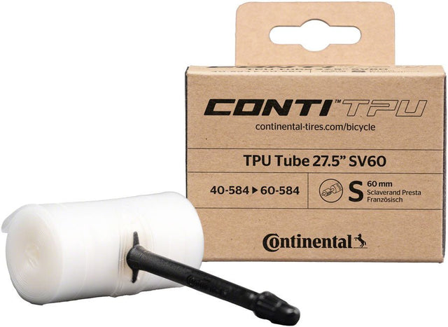 Continental TPU Tube - 27.5x1.6 - 2.4 - 60mm Length Presta Valve - The Lost Co. - Continental - 01826110000 - 4019238057904 - 