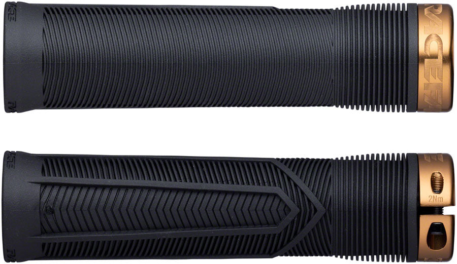 RaceFace Chester Grips - Lock-On Black/Kashmoney Gold 31mm