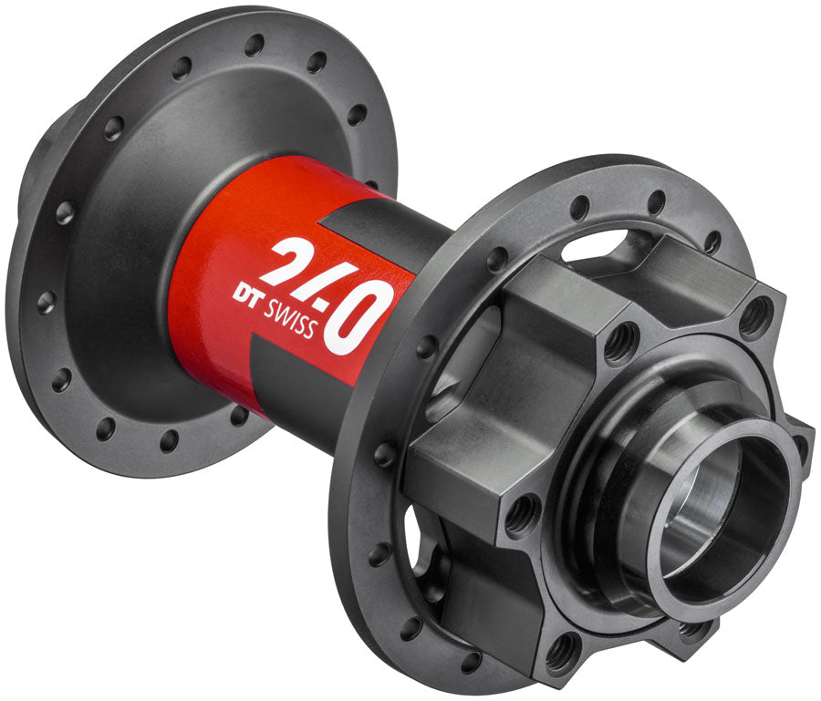 DT Swiss 240 Front Hub - 20x110mm Boost 6 - Bolt Black/Red 28H - The Lost Co. - DT Swiss - H240BDEXR28SA7854S - 7613052355801 - 
