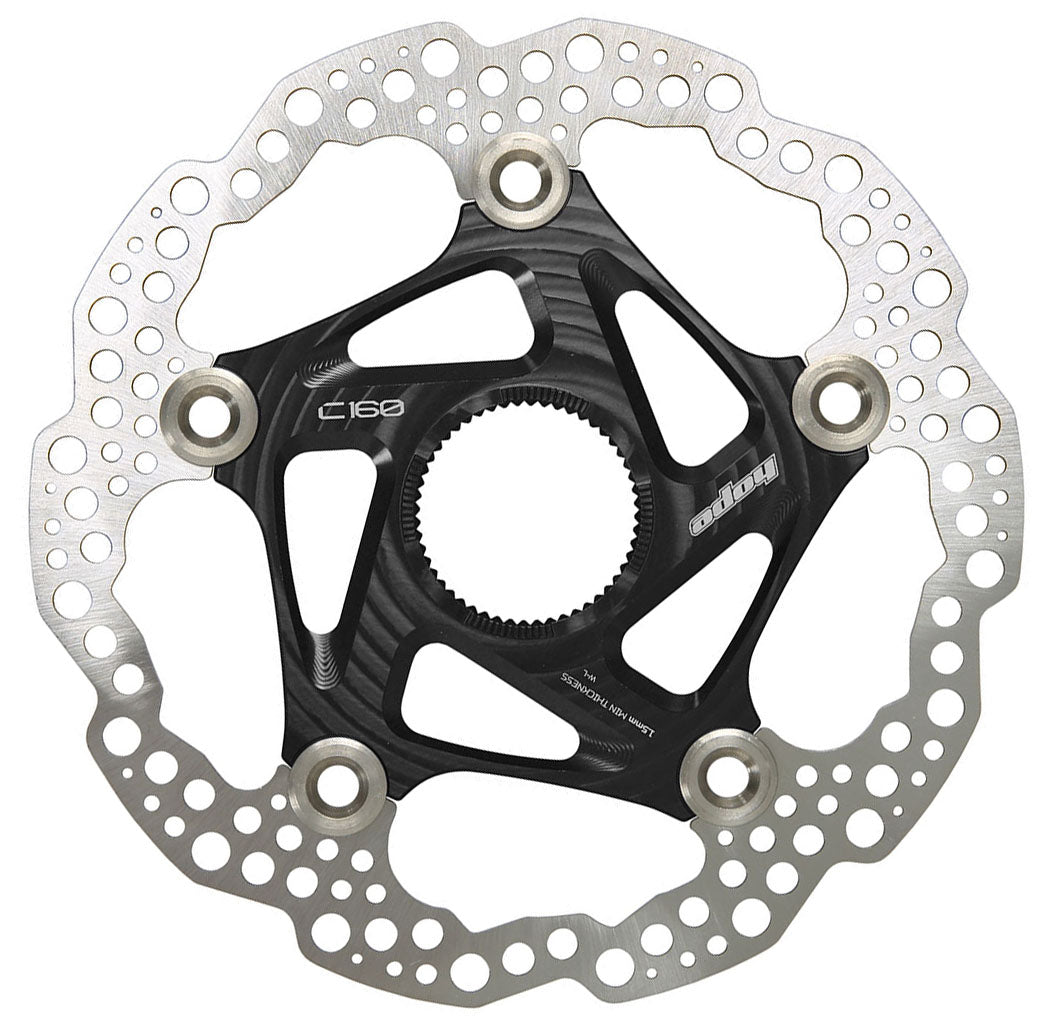 Hope Center Lock Floating Rotor Floating 160mm Blk