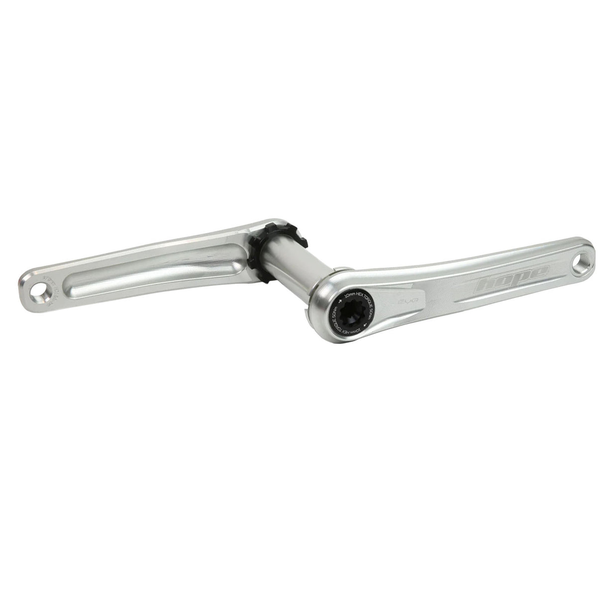 Hope Evo Crankset No Spider(68/73mm) 155mm Silver