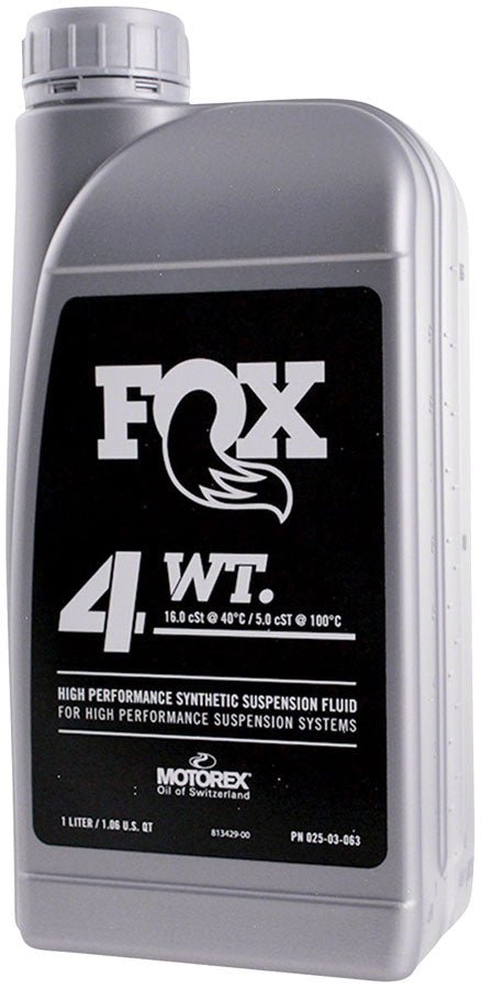 FOX 4wt Suspension Oil - 1 liter - The Lost Co. - Fox Shox - 025-03-063 - 611056194652 - -