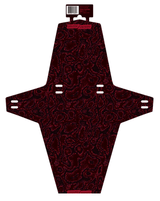 Ground Keeper Snake Charmer Long Fender -  Red - Matte - The Lost Co. - Ground Keeper Fenders - SQ9811422 - 760762185727 - 