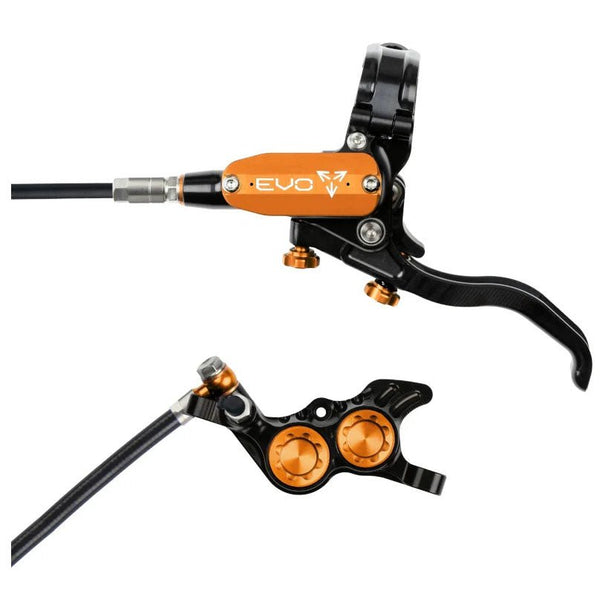 Hope Tech 4 Evo GR4 - Left/Front -Black/Orange – The Lost Co.