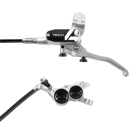 Hope Tech 4 V4 Brake - The Lost Co. - Hope - T4V4ZSNL - 5056454909289 - Silver/Black - Left/Front