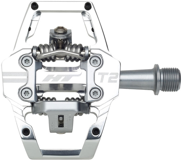 HT Components T2 Pedals - Silver - The Lost Co. - HT Components - 102001T2XXXX2Y01G1X1 - 4711126208916 - 