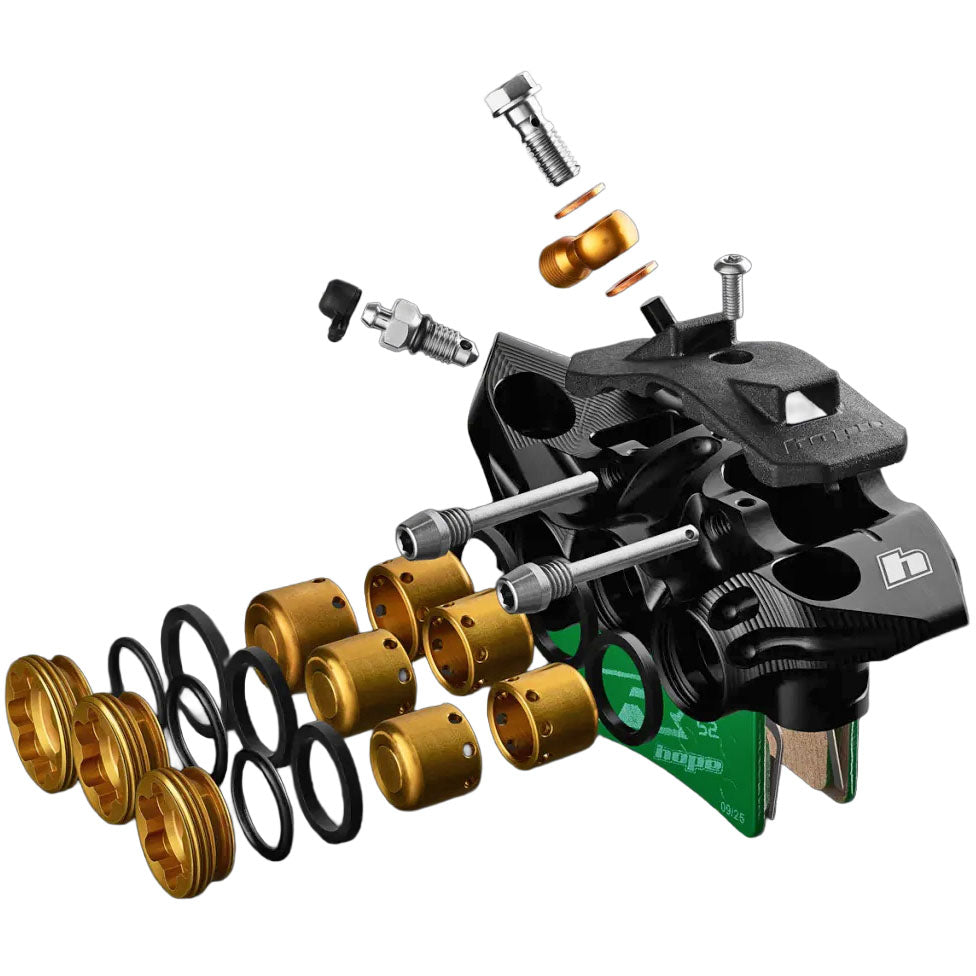 Hope EVO V6Ti Brake Set Mono Edition Set - 220/220mm Rotors