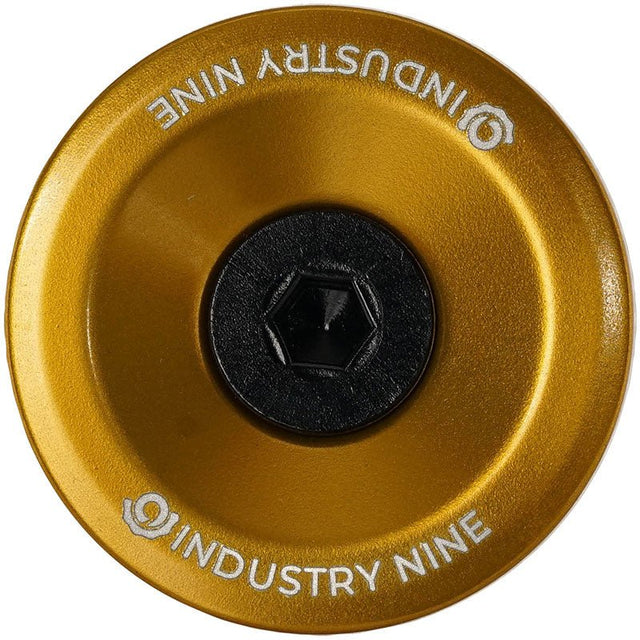 Industry Nine Ultra Light Aluminum Top Cap - Gold - The Lost Co. - Industry Nine - HSKTC_GOLD - 197769529252 - 