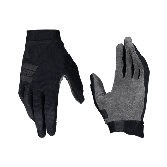 Leatt MTB Glove - 1.0 GripR Junior - Stealth Black/Grey - The Lost Co. - Leatt - 6024150510 - 6009554086502 - Small -