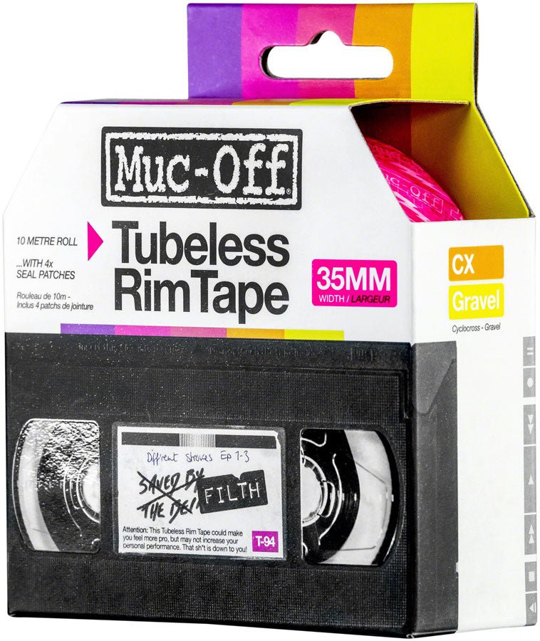 Muc Off Rim Shapes Muc-Off Rim Tape - 10m Roll - 35mm Width – The Lost Co.