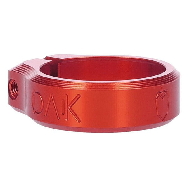 OAK Components Orbit Seatpost Clamp - 38.5mm Inner Diameter - Red - The Lost Co. - OAK Components - 11 - 000 - A01 - E03 - 4262418011009 - 