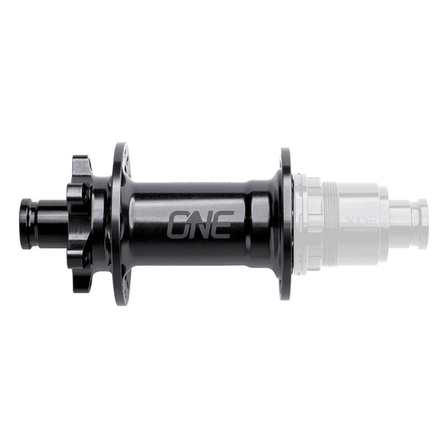 OneUp Components Rear Hub - 12x148mm - 6 - Bolt - 32h - Black (No Freehub) - The Lost Co. - OneUp Components - 1C0741BLK - 628219406781 - 