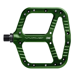 OneUp Components Wave Pedals - The Lost Co. - OneUp Components - 1C1010DGR - 0628219407412 - Dark Green - 
