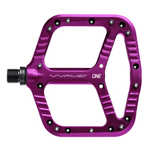 OneUp Components Wave Pedals - The Lost Co. - OneUp Components - 1C1010PUR - 0628219407443 - Purple - 