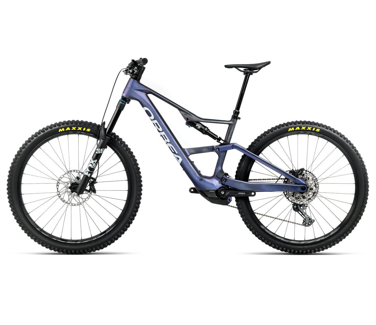 Orbea Rise LT M20 630Wh - The Lost Co. - Orbea - 210000009989 -  - Tanzanite Carbon View - Carbon Raw - S