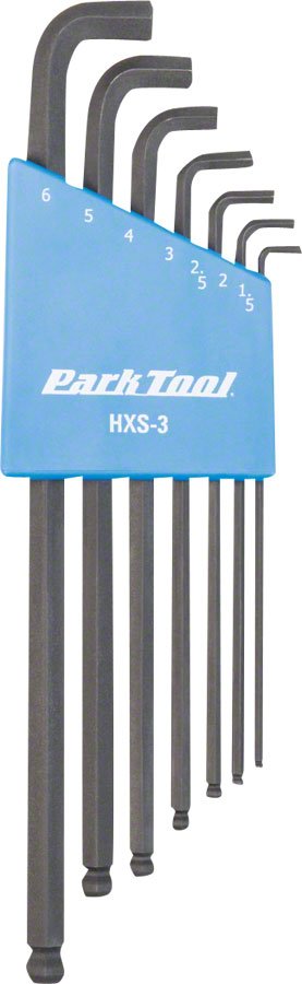 Park Tool HXS - 3 Stubby Hex Wrench Set 1.5 - 6mm - The Lost Co. - Park Tool - HXS-3 - 763477004048 - 