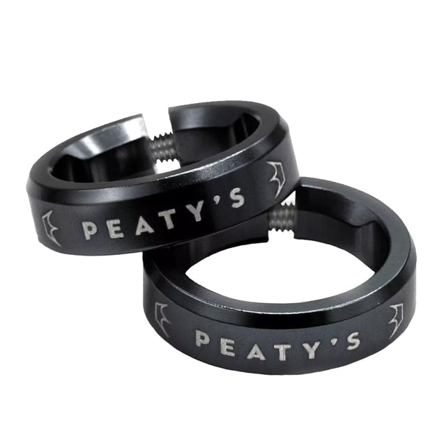 Peaty's Monarch Grip Lockrings - Pair - Black - The Lost Co. - Peaty's - PGM - LCK - RNG - BLK - 10 - 5060541588141 - 